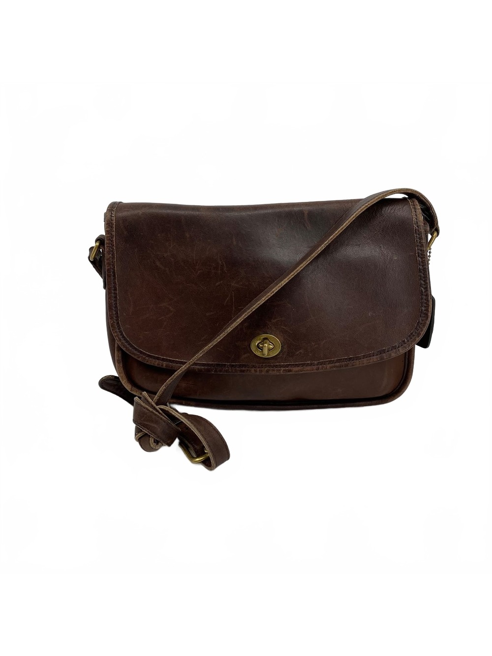 Coach Brown Leather Crossbody Bag | Vintage City Purse OS - Picture 10 of 12
